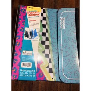 Mead Trapper Keeper 1 Inch 3 Ring Binder Retro 80s 90s Multi Pattern C111089